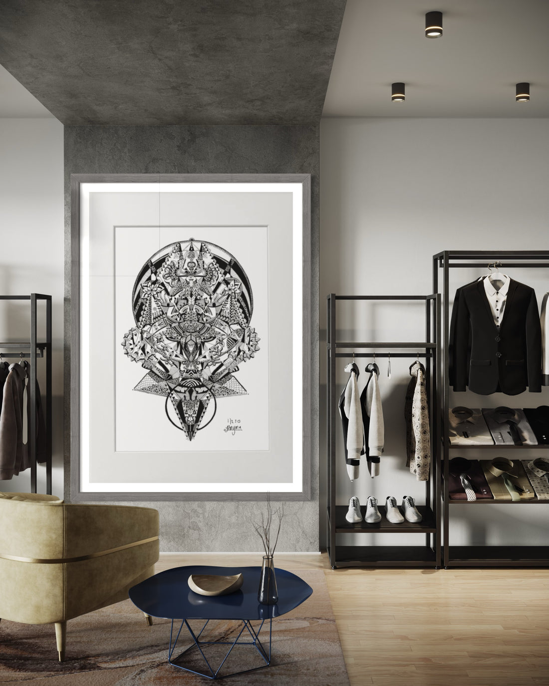 how to choose art for your business interior